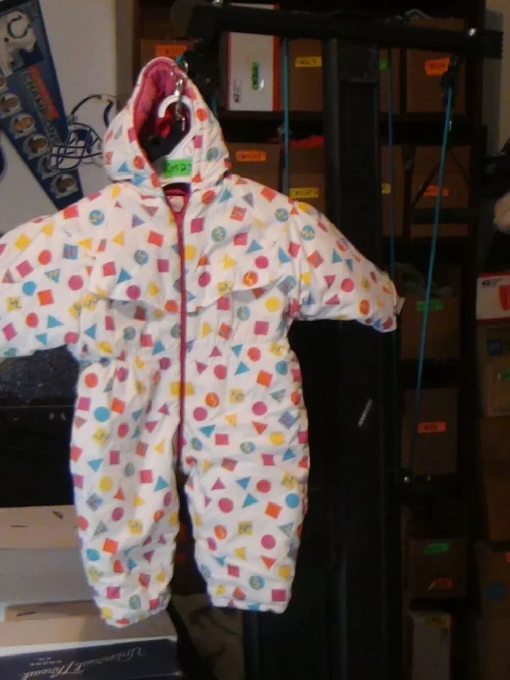 Vintage Circo Snowsuit 18M Girls Party One Piece Warm Hooded Cotton/Polyester